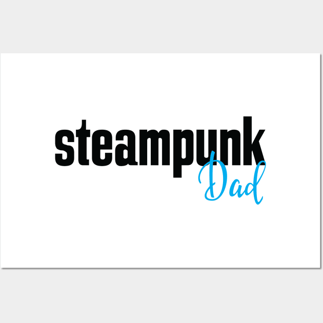 Steampunk Dad Wall Art by ProjectX23 Orange